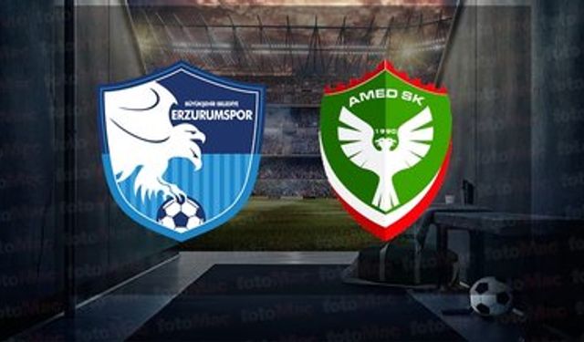 Erzurumspor-Amedspor Maçı Saat Kaçta, Hangi Kanalda?