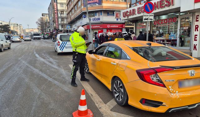 Van’da 31 araç trafikten men edildi