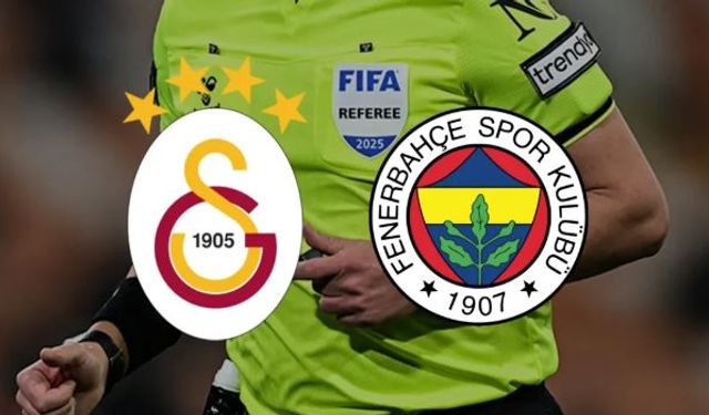 Son Dakika: Galatasaray - Fenerbahçe Derbisinin Hakemi Belli Oldu