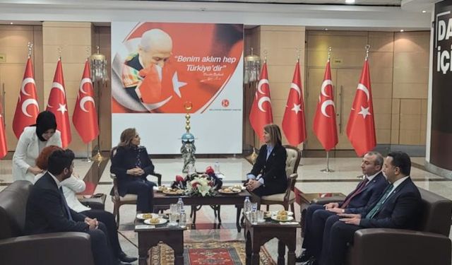 MHP ile DEM Parti ilk kez bayramlaştı