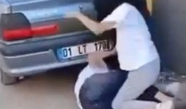 Kızların ‘küfür' kavgası kamerada