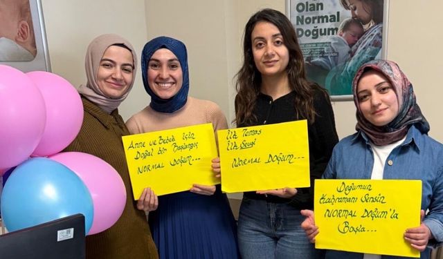 Van’da Normal Doğum İçin Bilgilendirme Standı Kuruldu