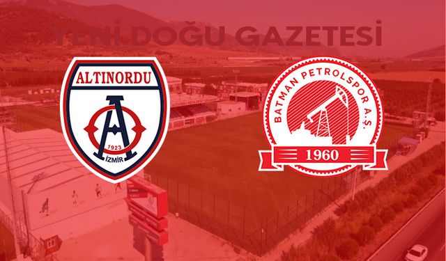 Batman Petrolspor - Altınordu Play-Off Maçı 26 Mayıs’ta Batman’da!