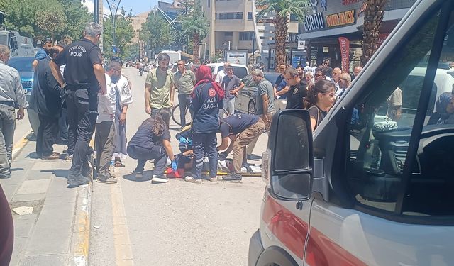Van'da çocuğa Scooter çarptı