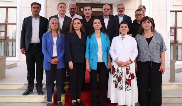 Neçirvan Barzani DEM Parti Heyeti İle Bir Araya Geldi