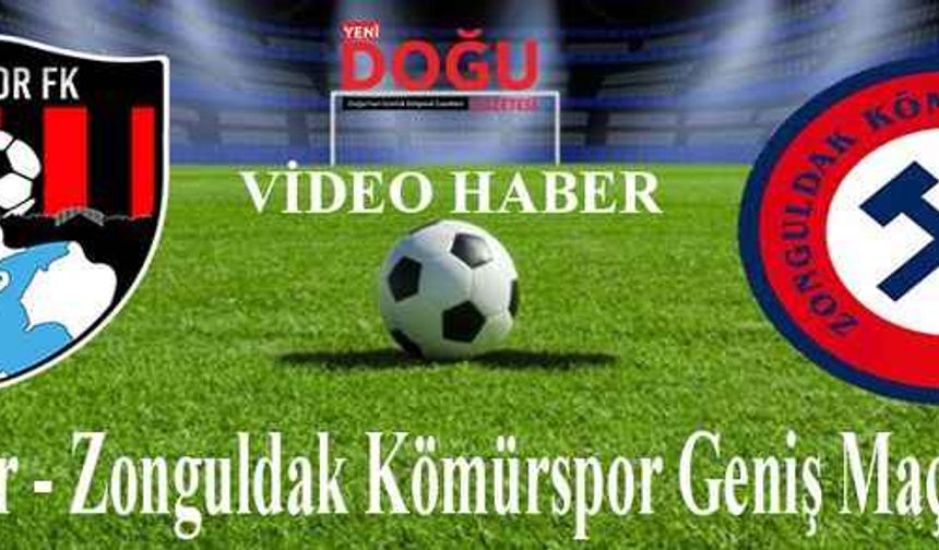 Vanspor - Zonguldak Kömürspor Geniş Maç Özeti!