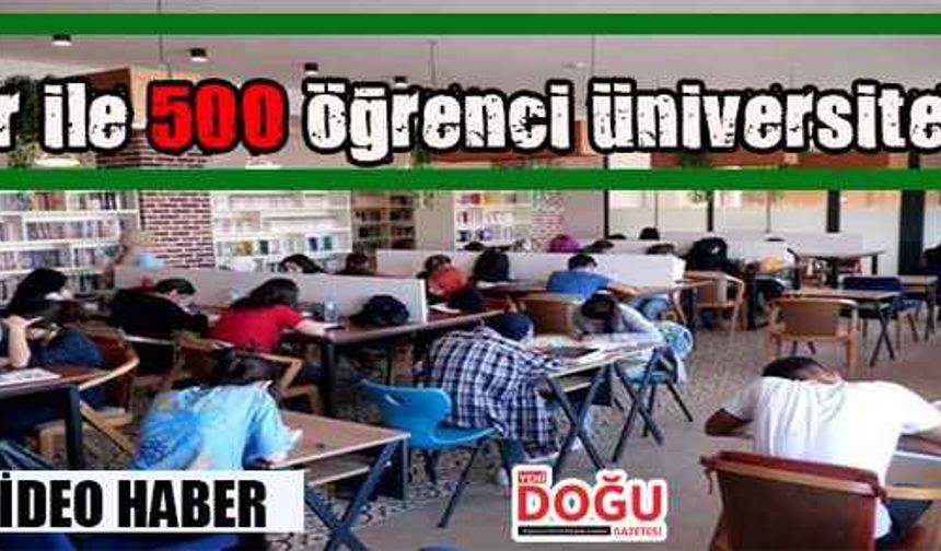 ESEM’ler ile 500 öğrenci üniversiteli oldu!