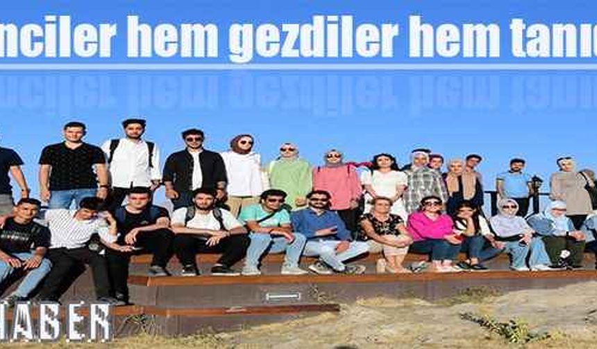 Öğrenciler hem gezdiler hem tanıdılar!