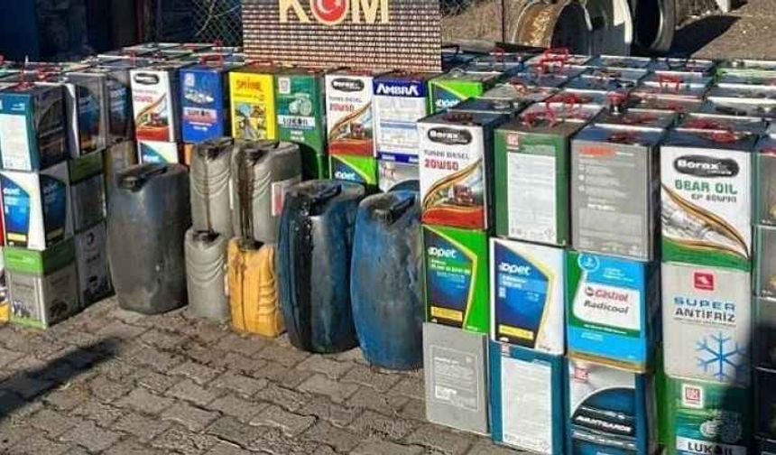 1 milyon litre kaçak akaryakıt ele geçirildi!