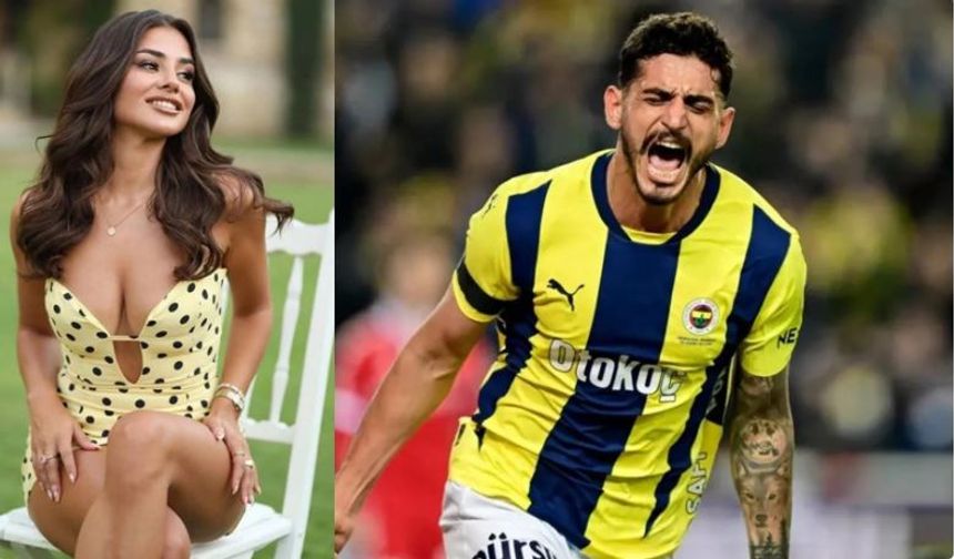 Futbolcu Samet Akaydin, oyuncu Hazal Çağlar aşka geldi