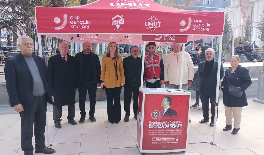 CHP Van'da İmamoğlu için özgürlük ve erken seçim çağrısı yaptı