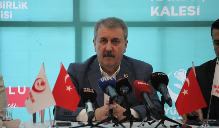 BBP Genel Başkanı Destici: "İdam cezası geri getirilmelidir"