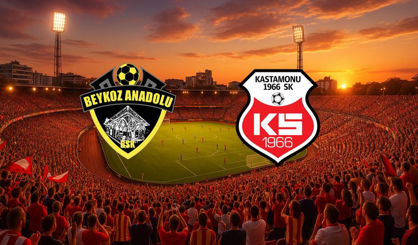 Beykoz Anadolu Spor- Kastamonuspor Canlı Skor Takibi!