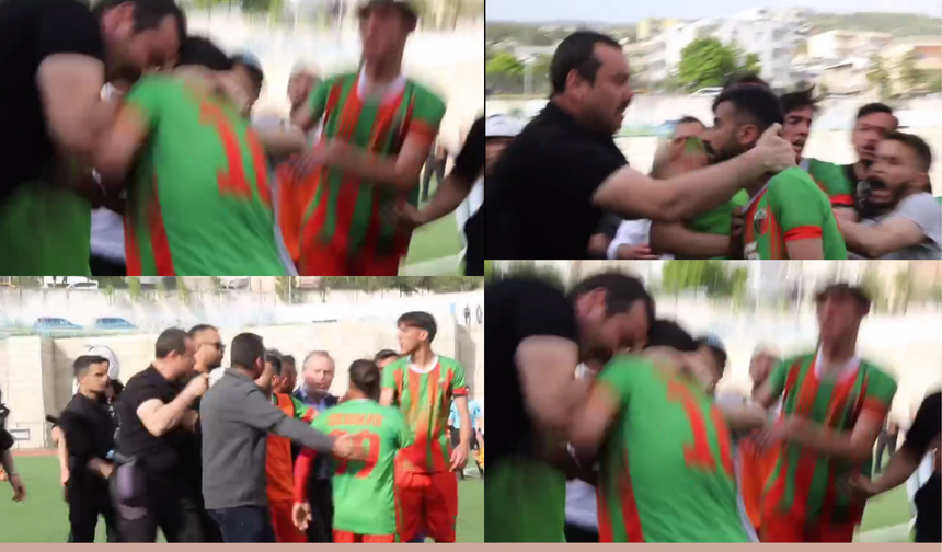 Futbolcuyu darbeden polis memuru hakkında soruşturma başlatıldı