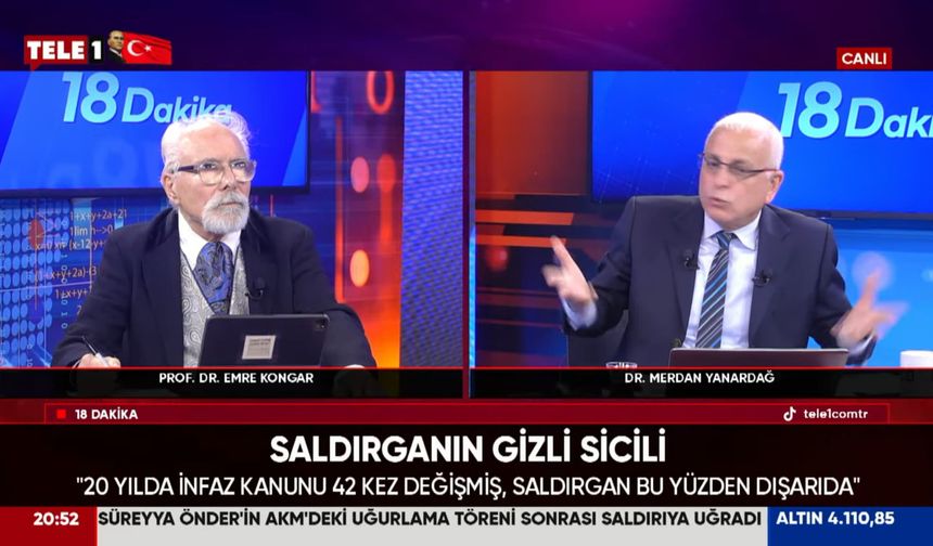 Emre Kongar İle Merdan Yanardağ Canlı Yayında Birbirine Girdi!