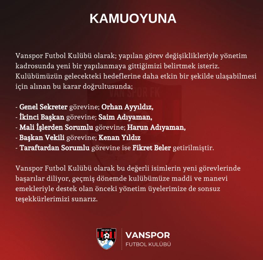 Vanspor Yönetim