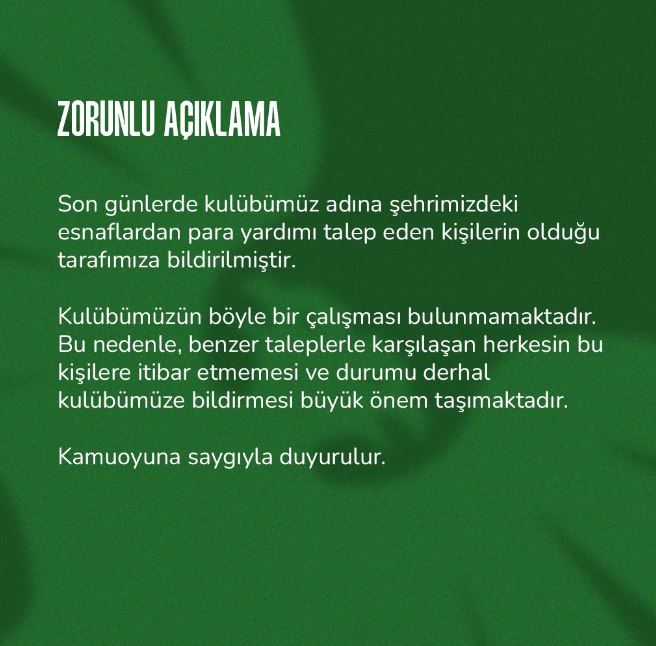 Amedspor Açıklma