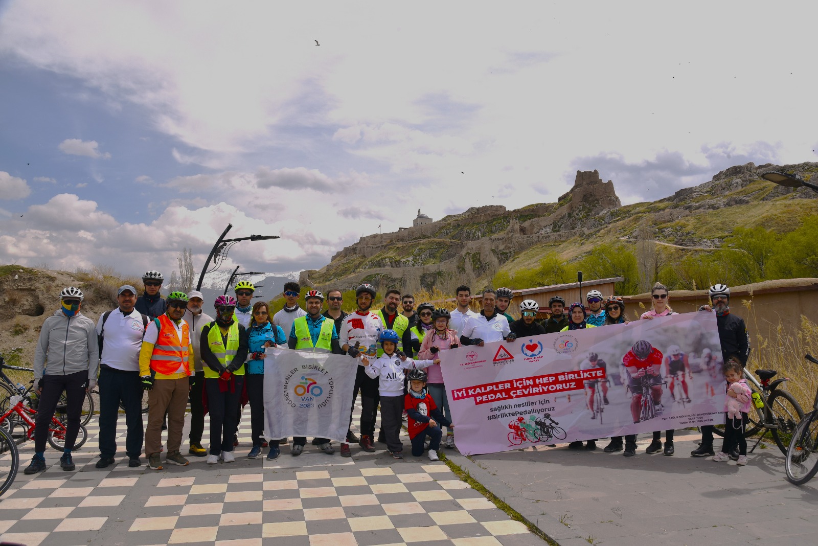 Van'da Kalp Sağlığı İçin Pedallar Çevrildi (1)